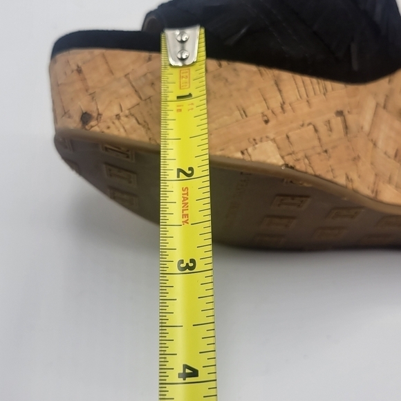 Ivanka Trump leather upper platform with fringe details size 71/2m - Picture 12 of 15